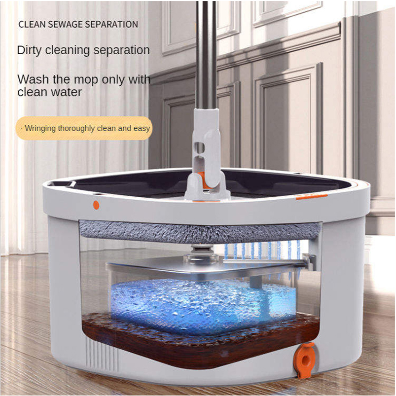 Bucket Set Floor Cleaning Microfiber Mop for Home Kitchen Bathroom Spin Mop Set