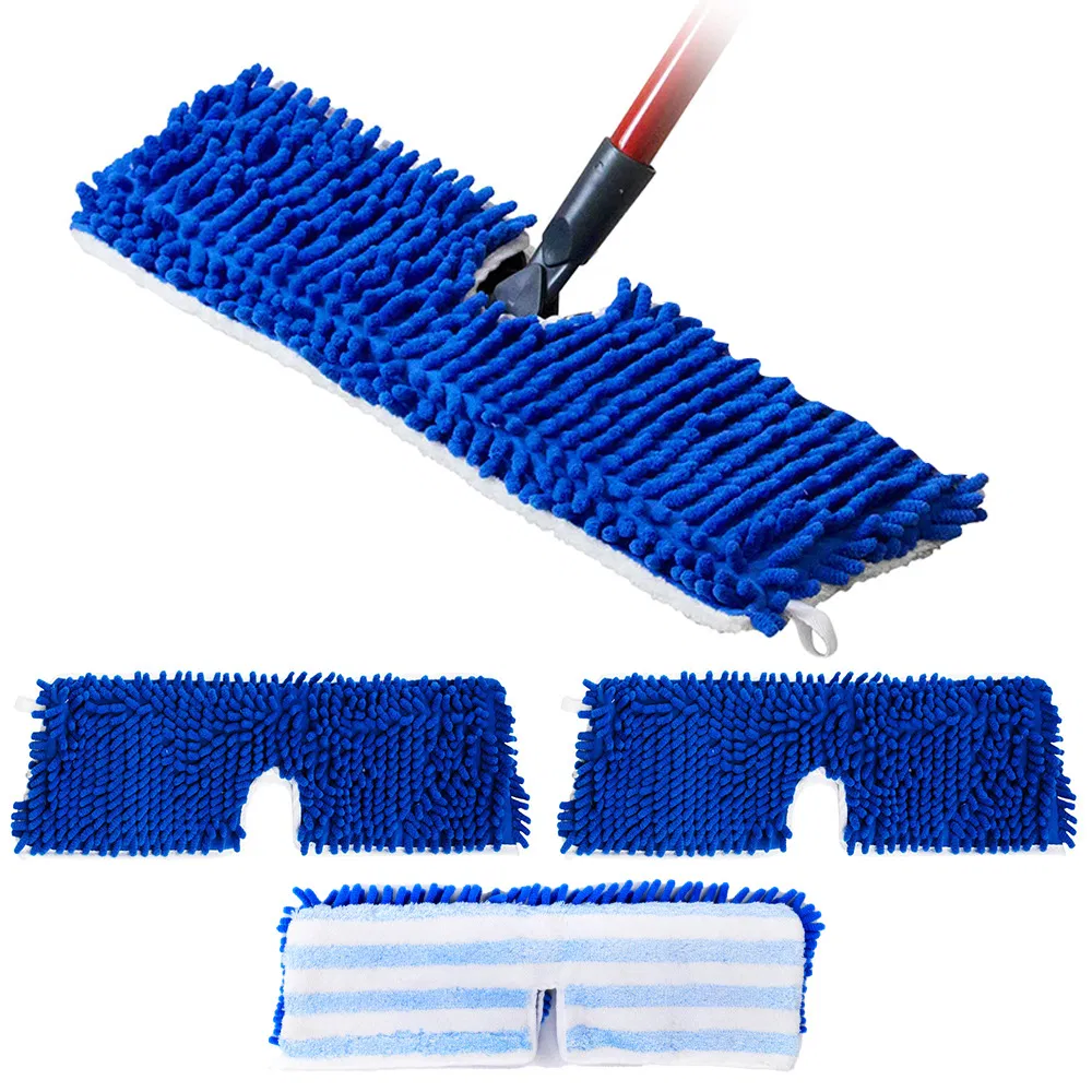 Ultra-Fine Microfiber Easy Cleaning Replacement Mop Head for Wet and Dry Use Floor Flat Mop