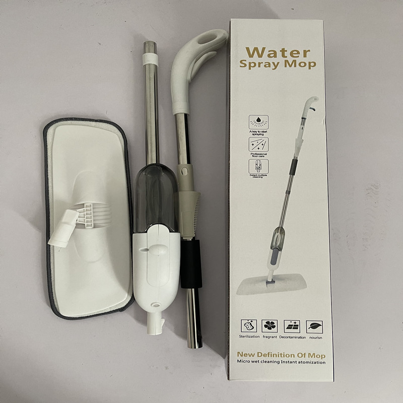 2-in-1 Floor Cleaning Spray Mop with Cutton Mop Cloth Head