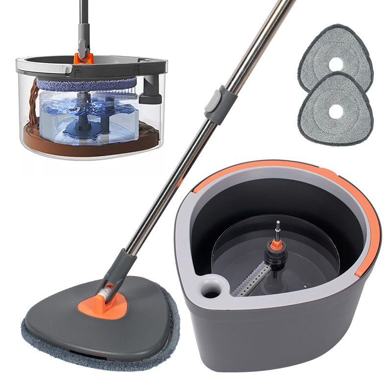 New Warterdrop Model Rotating Microfiber Floor Cleaning Mop with Clean-Dirty Separeation