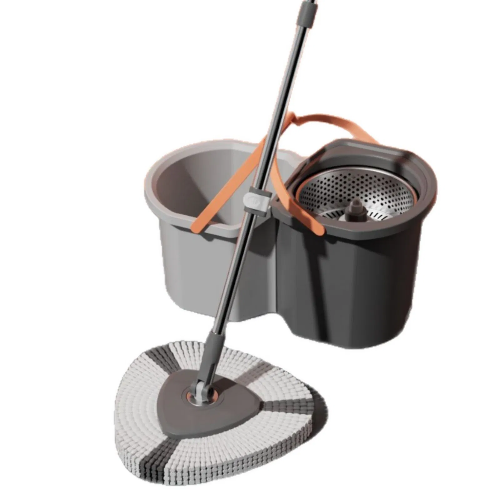 New Rotating Mop Split Detachable Foldable Separate Bucket Floor Cleaning Microfiber Mop