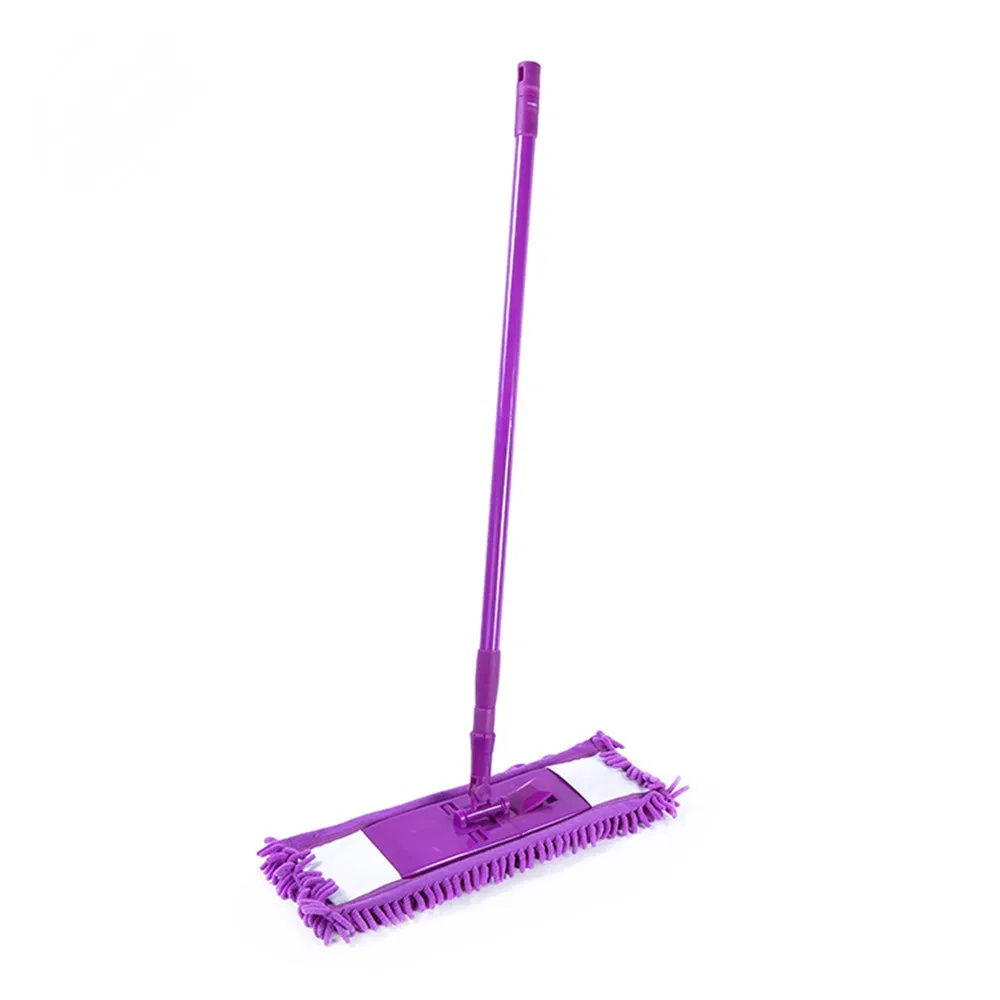 Chenille Falt Cleaning Floor Mop Household Microfiber Hands Free Magic Extendable Mop