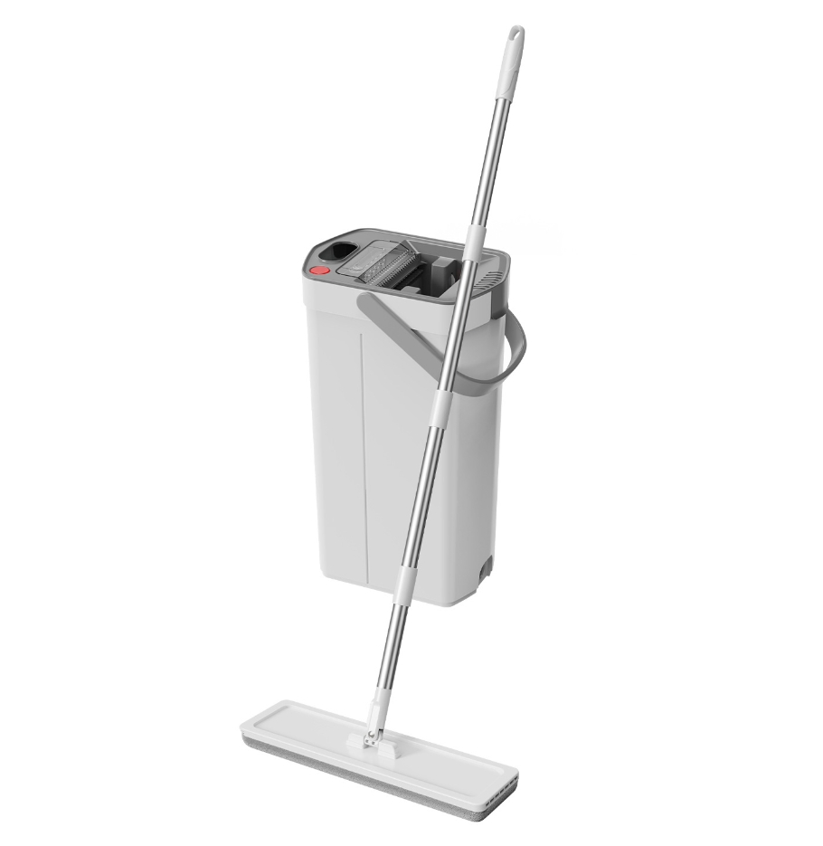 household Microfiber Clean/Dirty Water separation Bucket Floor Mop Set Hanf-Free Flat Mop