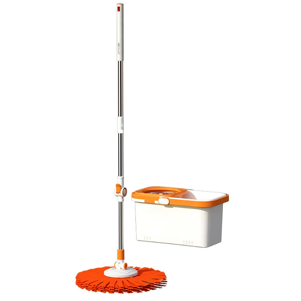 Microfiber Mop Head Cleaning Mop with Bucket for Easy Household Floor Cleaning