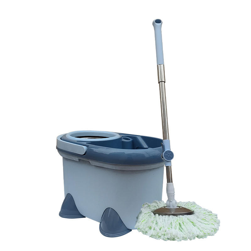 Household Floor Cleaning Mop and Bucket Set Microfiber Magic Spin Mop with Wheels