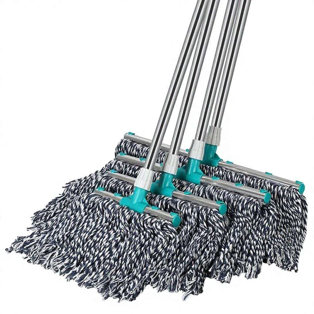 Floor Cleaning Mop Cutton Head Rectangle Twist Design Microfiber Mop