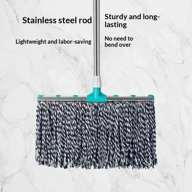 Household Cleaning Mop Cutton Head Rectangle Design Microfiber Floor Mop