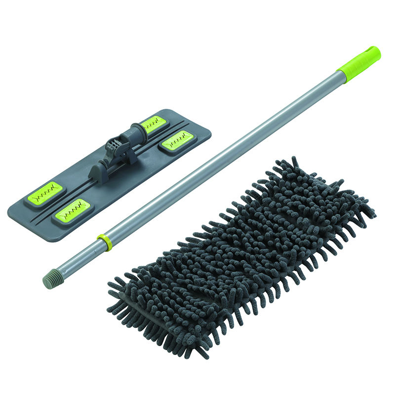 Microfiber Chenille Flat Mop Floor Cleaning Refillable Washable Pad Eco-Friendly Home Commercial Industrial Use