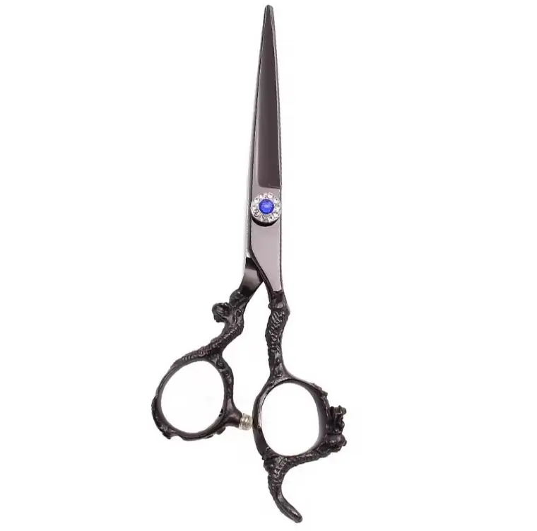 Black Dragon Handle Stainless Steel Right-handed 4cr13 Professional Hairdressing Scissors For Hair Cutting Barbering Styling