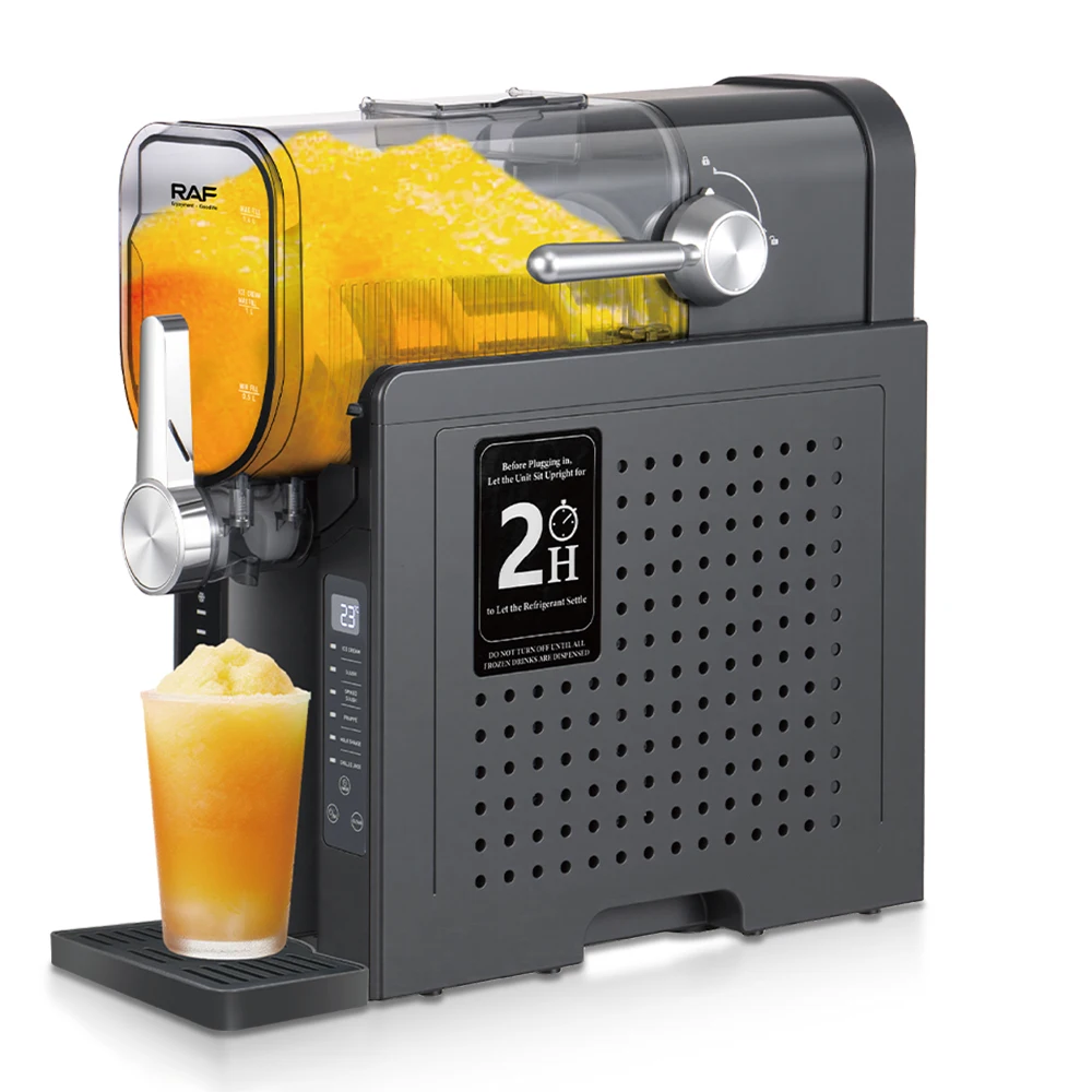 Raf 200w Slush Maker Frozen Drink Machine 1.6l Capacity Ice Slush Beverage Maker With One Touch Control For Home Party Use