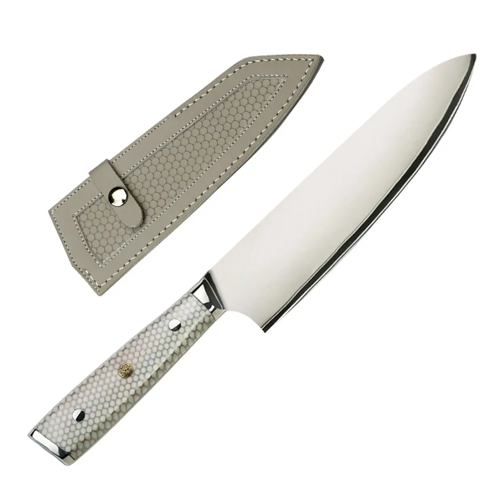 2021 Popular 8 Inch 10cr15mov 7 Layer Steel Damascus Steel Kitchen Knife Set Kiritsuke Knife