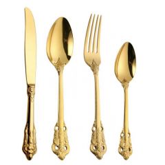 4-24-36-72-86PCS piece palace wheat ear tableware set