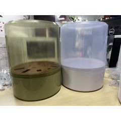 72/86PCS Plastic cutlery bucket Marble effect