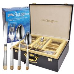 72/86PCS stainless steel tableware set knife, fork and spoon