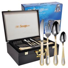 72/86PCS stainless steel tableware set knife, fork and spoon