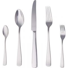 Square Rim Stainless Steel 20 Piece Cutlery Set, for 4 People
