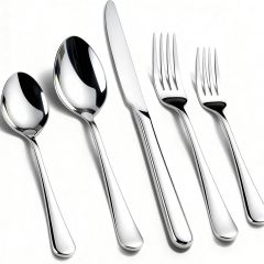 Food-Grade Stainless Steel Flatware Set, Mirror Polished Spoons And Forks Knife Set, Heavy Duty Cutlery Utensils Set for Home Kitchen Restaurant Wedding
