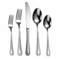 Silverware Set, Luxury Flatware Set for 4, Stainless Steel Cutlery Set with Diamond Cut Pattern for Kitchen, Home, Wedding, Party, Mirror Polished and Dishwasher Safe