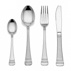 Food-Grade Stainless Steel Flatware Set, Mirror Polished Spoons And Forks Knife Set, Heavy Duty Cutlery Utensils Set for Home Kitchen Restaurant Wedding
