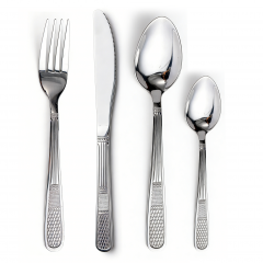 Food-Grade Stainless Steel Flatware Set, Mirror Polished Spoons And Forks Knife Set, Heavy Duty Cutlery Utensils Set for Home Kitchen Restaurant Wedding