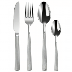 Food-Grade Stainless Steel Flatware Set, Mirror Polished Spoons And Forks Knife Set, Heavy Duty Cutlery Utensils Set for Home Kitchen Restaurant Wedding