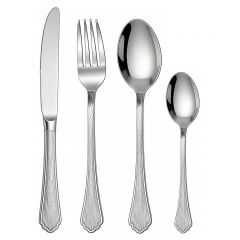 Food-Grade Stainless Steel Flatware Set, Mirror Polished Spoons And Forks Knife Set, Heavy Duty Cutlery Utensils Set for Home Kitchen Restaurant Wedding