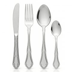 Food-Grade Stainless Steel Flatware Set, Mirror Polished Spoons And Forks Knife Set, Heavy Duty Cutlery Utensils Set for Home Kitchen Restaurant Wedding