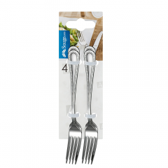 High quality tableware set of 4 pieces Spoons with hooks Made of 430 material Flatware Stock Buffed Polishing