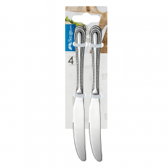 High quality table knife set with fork included Made of 430 stainless steel Flatware Stock Buffed Polishing