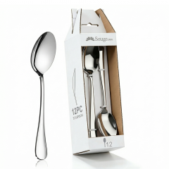 12PCS-Color boxSet 304 Flatware Stock Buffed Polishing