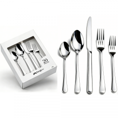 20PCS-Color boxSet 430 Flatware Stock Buffed Polishing