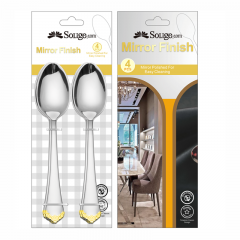 4pcs dinner spoon with paper card1