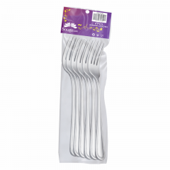 Six-piece PVC bag dinner fork set