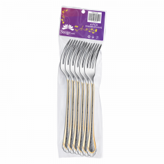 6-piece PVC Bag Meal Set (Gold + Laser)