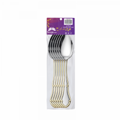 6-piece PVC bag tea set (single gold)