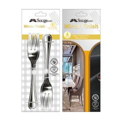 4pcs Tea fork with paper card  SS201