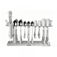 60 sets of tableware + iron frame