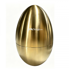 24PCS golden egg-shaped cutlery bucket set