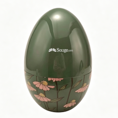 24PCS green egg shaped cutlery bucket set