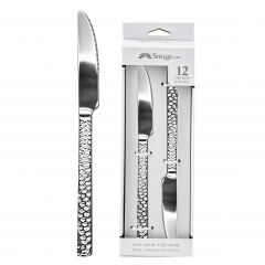 12-piece set of knife in white box