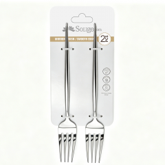 Two sets of dinner forks