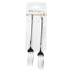 Two sets of dinner forks 