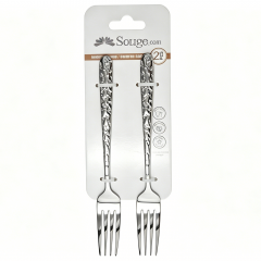 Two sets of dinner forks