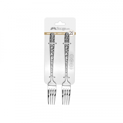 Two-piece dessert fork