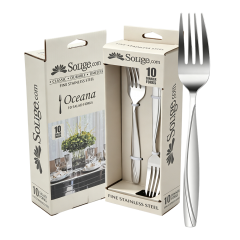 10 pieces of packaged tableware
