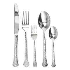 5-piece stainless steel dining set