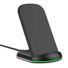 Wireless Charger 10W Max Wireless Charging Stand Compatible with iPhone 16e/16/16 Plus/16 Pro Max/15/15 Plus/15 Pro Max/14/13/S